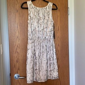 Beautiful sequin dress with cowl back